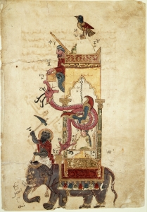 Al-Jazari_Automata_Elephant-Clock_1315